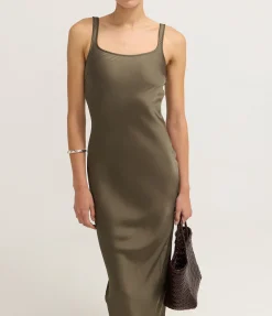 Sunna Slip Dress in Bungee Cord