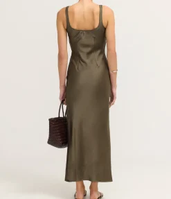 Sunna Slip Dress in Bungee Cord