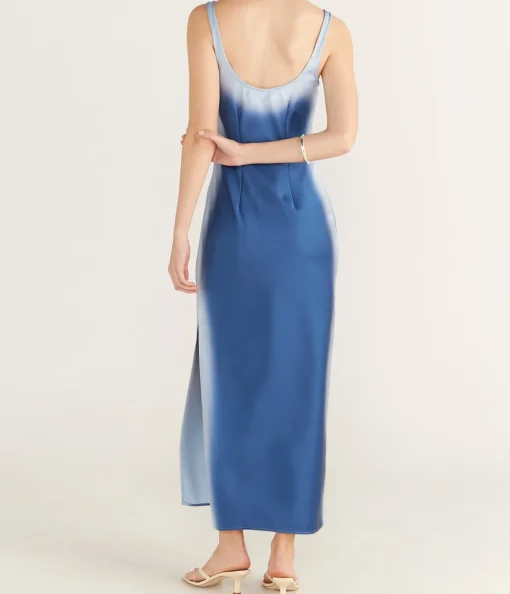 Sunna Slip Dress in Sky Ombre