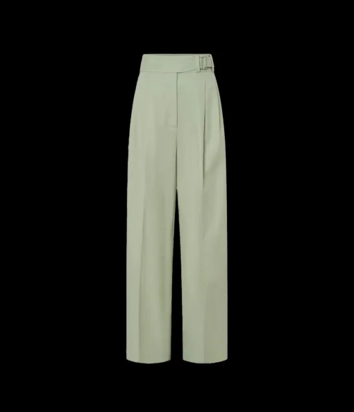 Tab Detail Pant in Eau De Nil