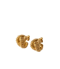 Talisman Hoops in Gold