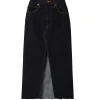 Taylor Midi Skirt in Midnight Mile