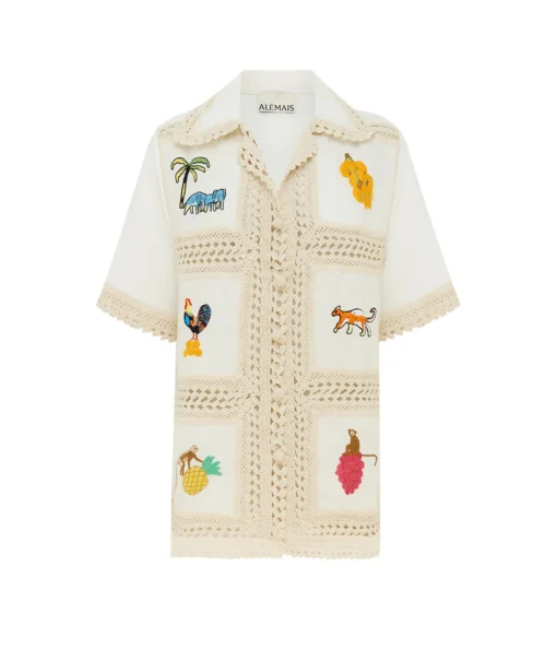 Teddy Shirt in Cream