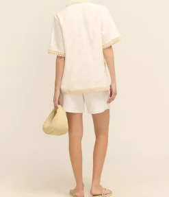 Teddy Shirt in Cream