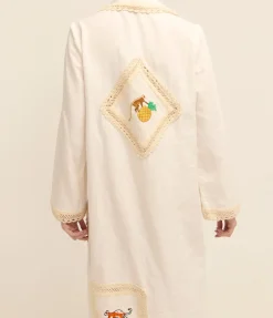 Teddy Shirtdress in Cream