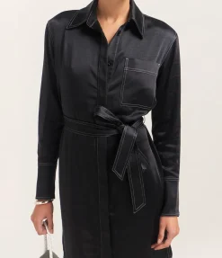 The Esti Dress in Noir