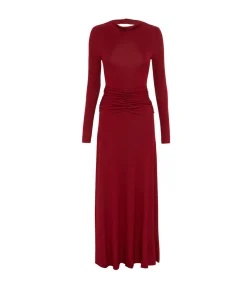 The Fran Dress in Cabernet