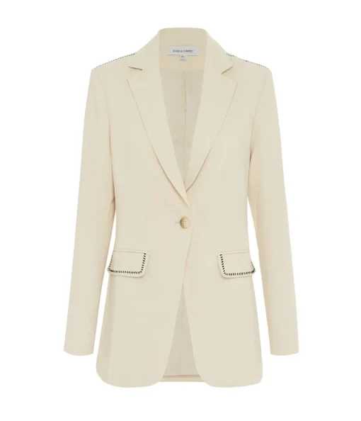 The Harlow Blazer in Clay