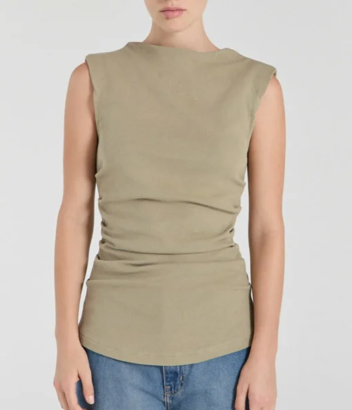 The Harlow Top in Sage