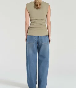 The Harlow Top in Sage