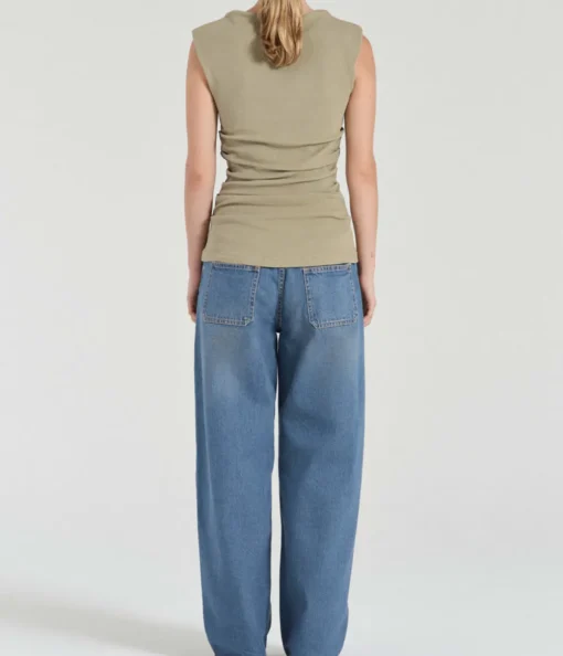 The Harlow Top in Sage