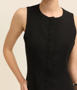 The Martine Vest in Black