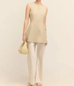 The Martine Vest in Sage