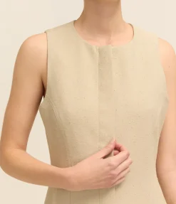 The Martine Vest in Sage