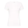 The Pointelle Tee in White