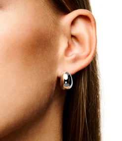 The Simone Earrings in Silver