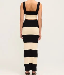Theo Skirt in Cream and Black
