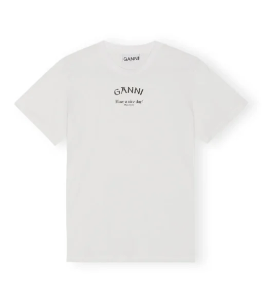 Thin Jersey Relaxed T-shirt in Bright White