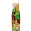 Tiger Slip Dress in Multi