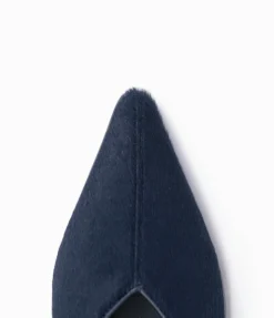 Toro Slingback Heel in Navy