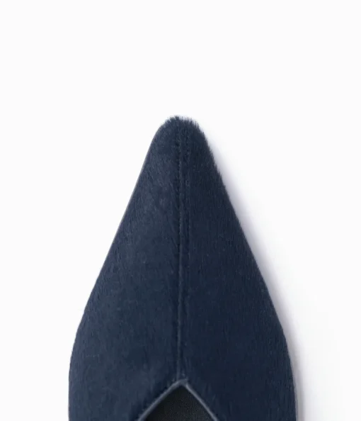 Toro Slingback Heel in Navy