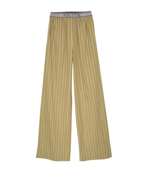 Tulum Striped Trouser in Mustard