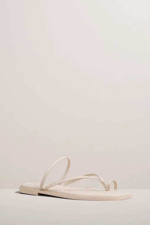 Turner Suede Sandal in Eggshell