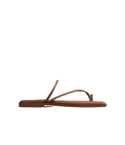 Turner Suede Sandal in Sienna