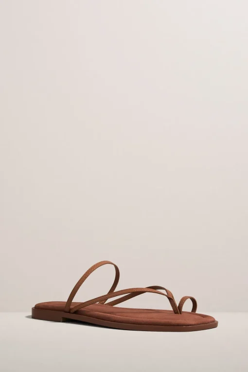 Turner Suede Sandal in Sienna