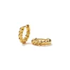 Twisted Tidal Huggies in Gold