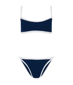 Tyler Contrast Bikini in Navy
