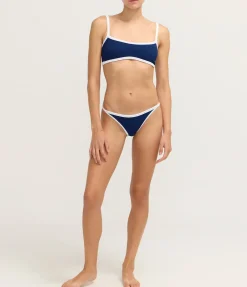 Tyler Contrast Bikini in Navy