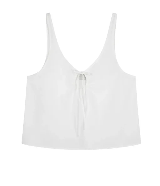 U Shape Top in White
