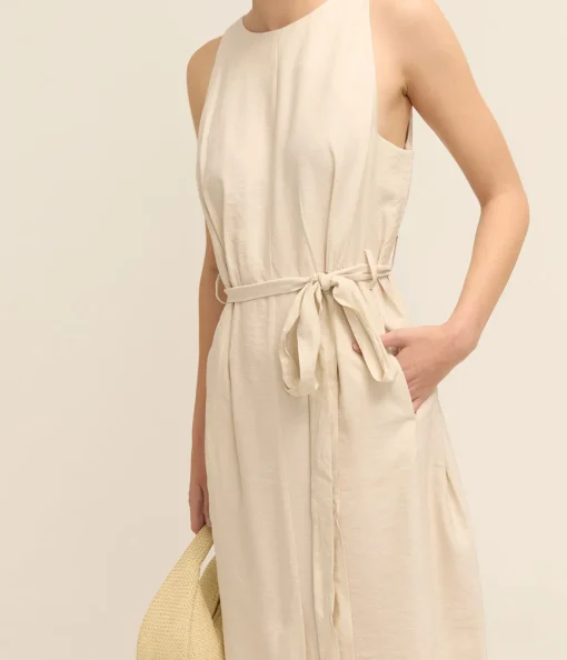 Uli Dress in Oyster