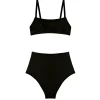 Undici High Waisted Bikini in Black