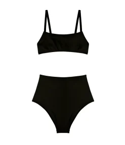 Undici High Waisted Bikini in Black