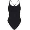 Uno Cross Back One Piece in Black