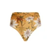 Vaiven High Waisted Bikini Bottom in Pasiflora