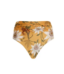 Vaiven High Waisted Bikini Bottom in Pasiflora