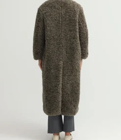 Valdes Coat in Petrol