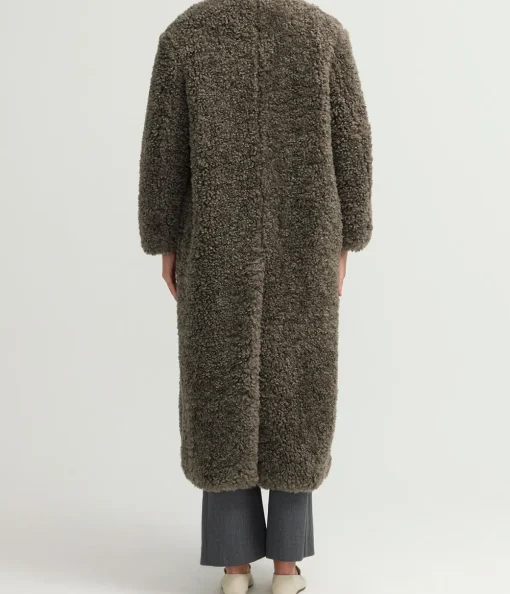 Valdes Coat in Petrol