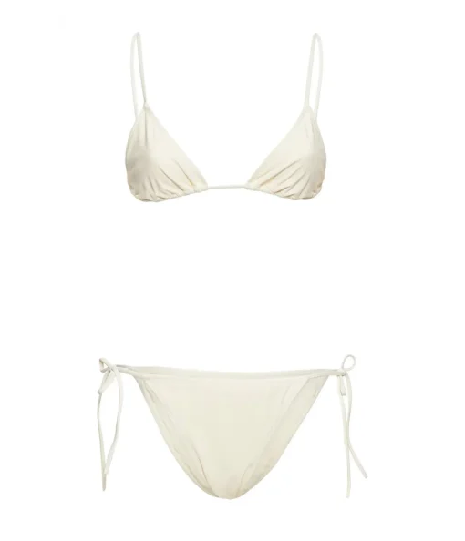 Venti Self Tie Bikini in Ivory
