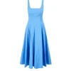 Wells Midi Dress in Cornflower