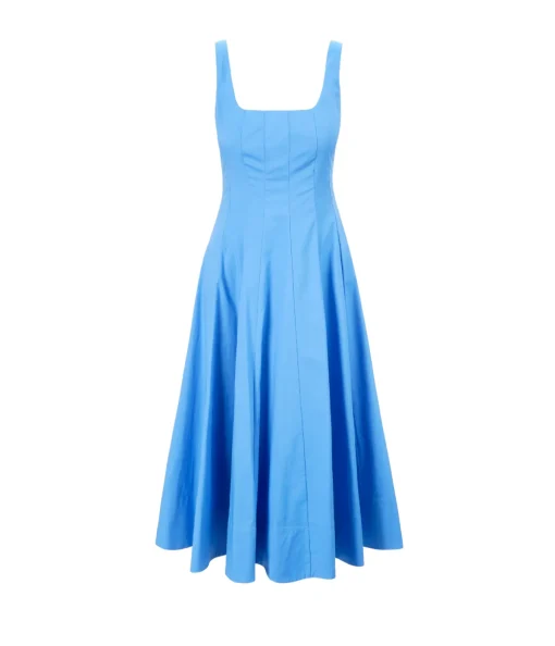 Wells Midi Dress in Cornflower