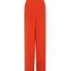 Wide Leg Pant in Tangerine