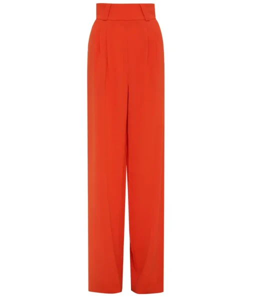 Wide Leg Pant in Tangerine