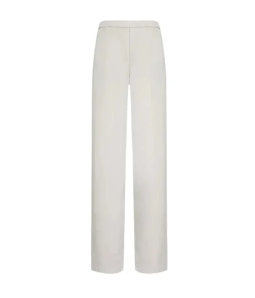 Wide Leg Pull on Pant in Platinum