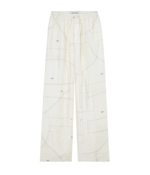 Wide Leg Silk Trouser in Patternmaking