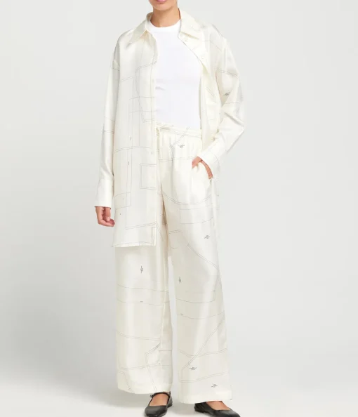 Wide Leg Silk Trouser in Patternmaking