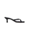 Wilma Nappa Heel in Black